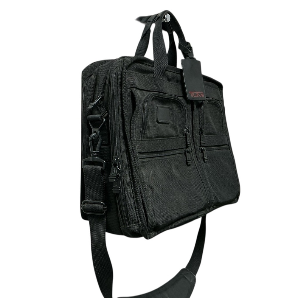 Tumi Deluxe Black Nylon Durable Organizer Laptop Briefcase - Picture 13 of 16